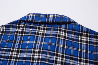 Camisa de Cuadros con Botones Bordados para Niños - Image 14