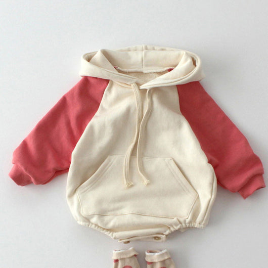 Sudadera con Capucha y Mangas de Contraste para Niños - Image 4