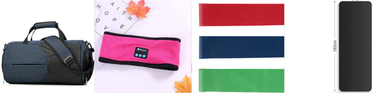 Banda Deportiva Bluetooth con Auriculares Integrados para Yoga y Fitness - Image 22