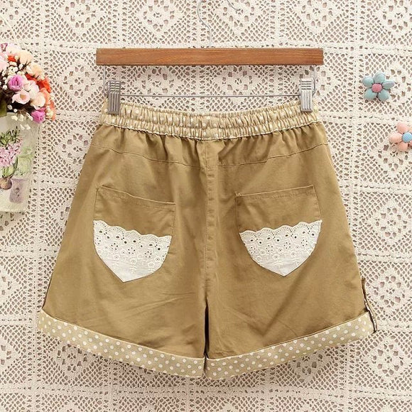 Pantalones de Algodón y Lino con Bordado Japonés para Mujer