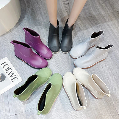Botas Impermeables Cortas para Mujer - Estilo Moderno y Funcional - Image 18