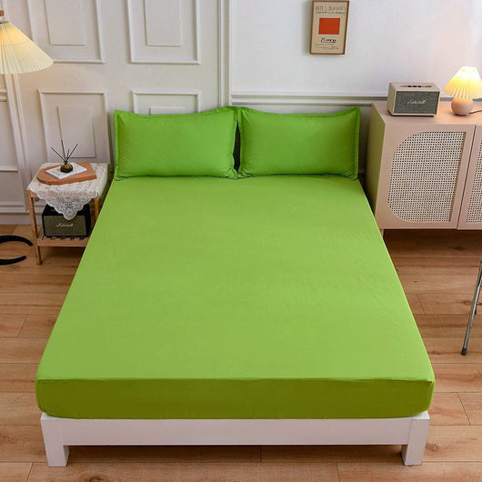 Juego de Sábanas de Algodón para Estudiantes - Sábana Ajustable y Funda de Almohada - Image 3