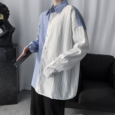 Camisa Retro a Rayas de Inspiración Japonesa - Image 7