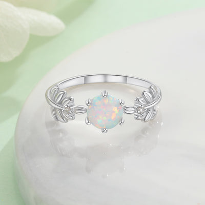 Anillo Hoja Coreana Elegante - Image 8