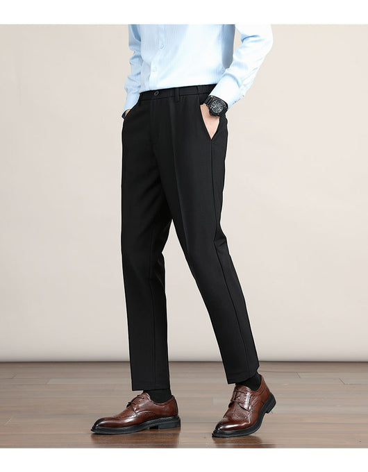 Pantalón de Vestir Hombre Coreano Corte Drop-crotch Tendencia - Image 21