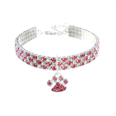 Collar de Diamantes Multicolor para Perros y Gatos - Collar Elástico Ornamental - Image 3