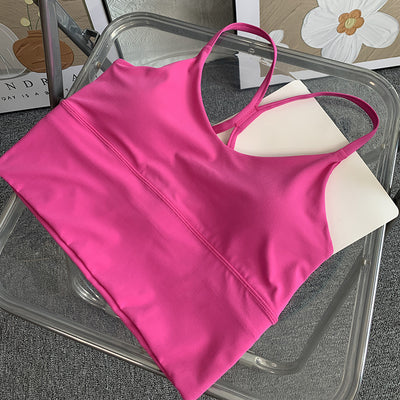 Top Deportivo Mujer Slim con Tirantes Finos - Colores Sólidos - Image 14