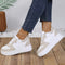 Zapatillas Deportivas Bajas para Mujer con Cordones y Suela Reforzada