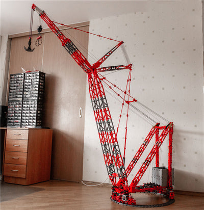 Grúa Ferroviaria MOC-77733 PTC200 - Puzzle de Construcción Avanzado