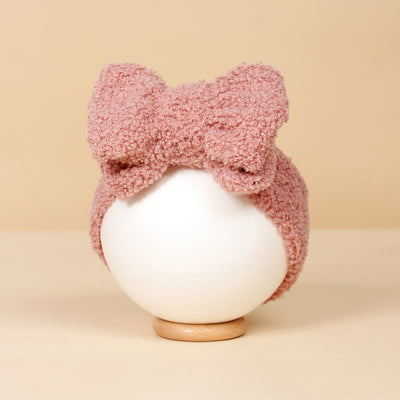 Diadema Infantil de Lana Polar con Lazo Doble Capa - Image 19