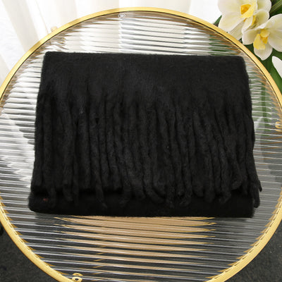 Bufanda Rectangular Suave y Cálida con Borlas - Image 31