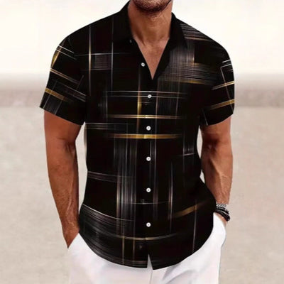 Camisa Casual de Botones para Hombre - Perfecta para Viajes y Aventuras