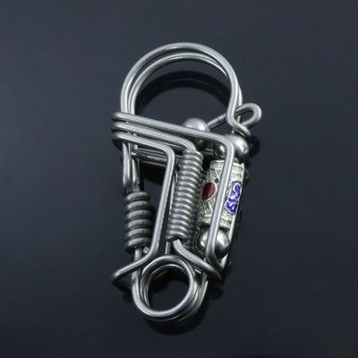 Llavero de Metal Brass para Auto - Colgante Unisex Elegante - Image 7
