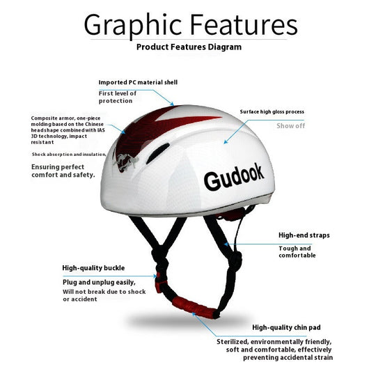 Patines de Pista Corta con Casco Integrado para Patinaje de Velocidad - Image 14