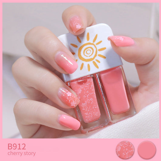 Esmalte de Uñas Bicolor Otoño-Invierno: Set Gemelo a Base de Agua con Efecto Explosión - Image 13