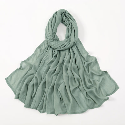 Pañuelo Modal Rayon Malayo Indonesio Colores Sólidos Transpirable - Image 40