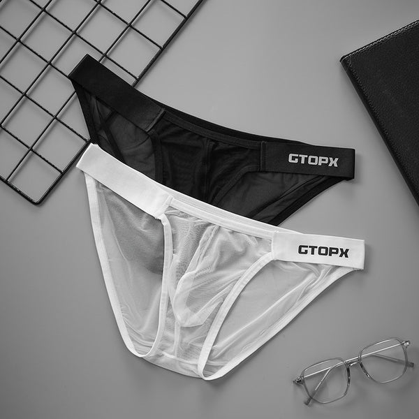Braguitas Sensual Talle Bajo Transpirables con Diseño de Malla
