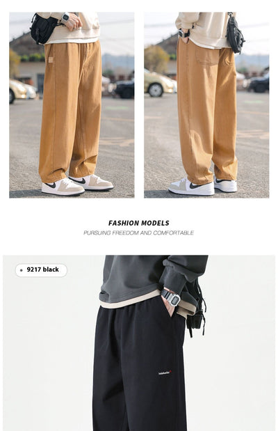 Pantalones Cargo Sueltos para Hombre Rectos Casuales - Image 28