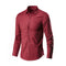 Long Sleeve Wine Rojo