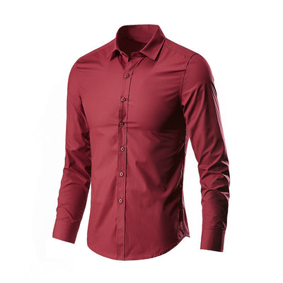 Camisa Casual Blanca para Hombre - Diseño Liso Versátil - Image 11