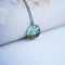 Pequeño Mushroom Log Resin Creative Pendant Necklace Hemispherical