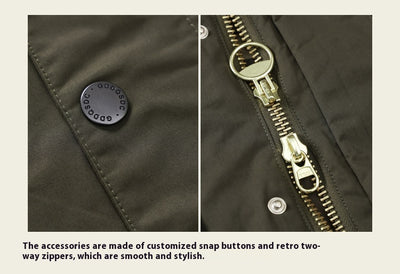 Chaqueta de Pana Safari Vintage con Cuello Clásico - Image 16