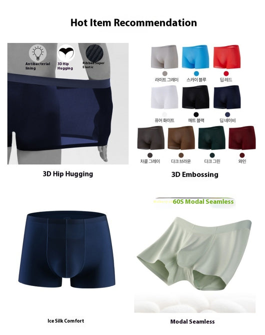 Bóxers Largos de Algodón para Hombre con Protección Anti-fricción - Image 10