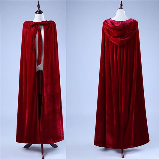 Capa Hanfu Unisex de Terciopelo Grueso con Capucha - Image 8