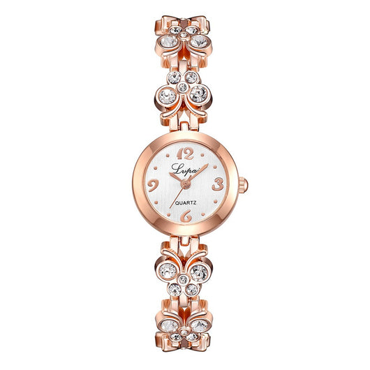 Reloj de Cuarzo para Dama con Correa de Diamantes y Esfera Pequeña - Image 7