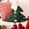 Cojín Navideño Árbol de Navidad para Sofá - Decoración Festiva