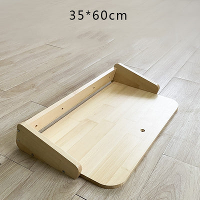 Árbol Rascador de Madera Maciza para Gatos con Bandeja y Estantes - Image 14