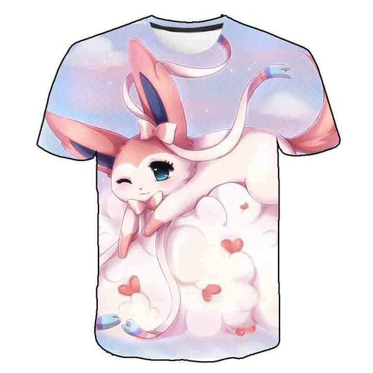 Playera de Verano para Niños Estampado Gatito Coreano - Image 29