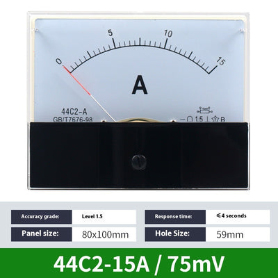 Amperímetro DC Analógico 44C2 - Medidor de Corriente de Precisión - Image 23