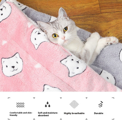 Cama Térmica Acolchada para Perros y Gatos - Colchoneta Cálida Invierno - Image 3