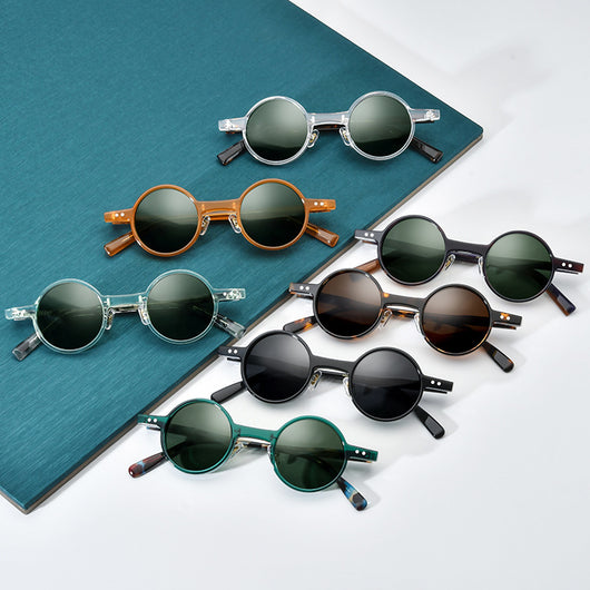Gafas de Sol Retro Polarizadas Unisex - Diseño Clásico Redondo