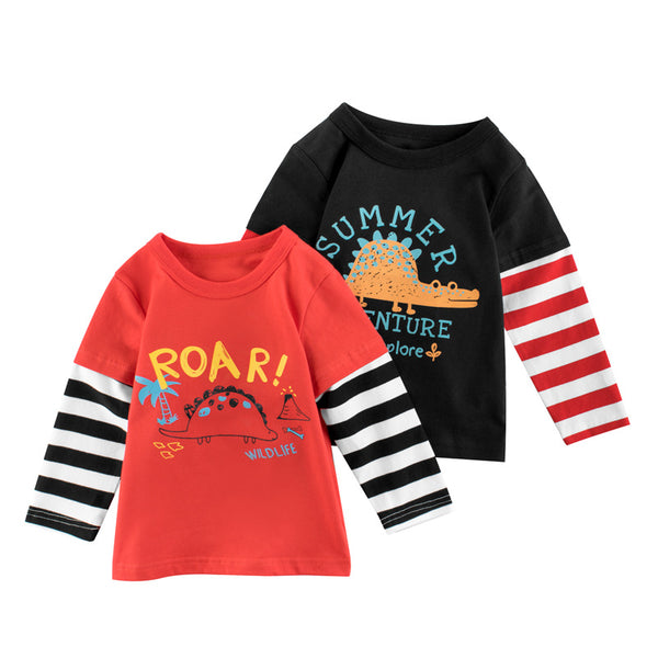 Playera Falso Dos Piezas para Niños - Ropa Infantil Moderna