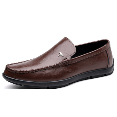 Zapatos Casuales de Cuero Transpirable para Hombre con Suela Suave - Image 12