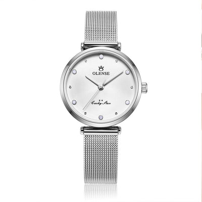 Reloj de Dama Acero Inoxidable con Malla Moderna - Image 4