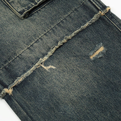 Pantalones Cargo Rotos Estilo Punk para Hombre - Image 3