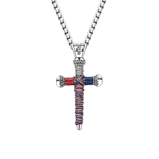 Collar Personalizado con Dije Cruz para Hombre - Image 9