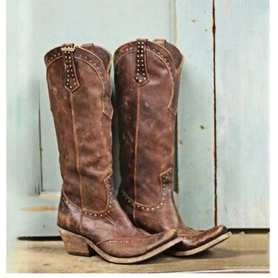 Botas Retro con Tachas para Mujer - Image 2