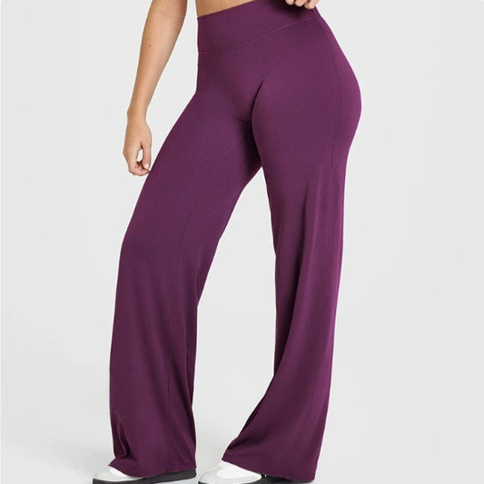 Pantalones de Yoga Rectos Holgados para Mujer