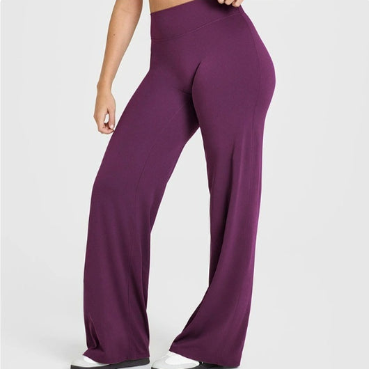Pantalones de Yoga Rectos Holgados para Mujer