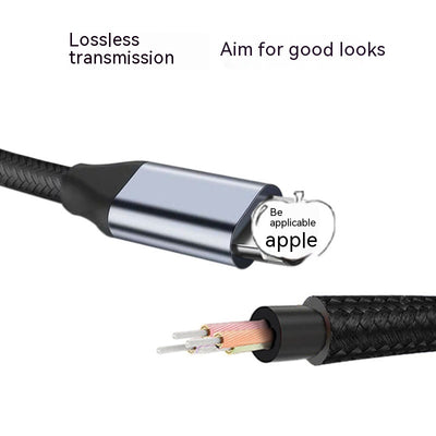 Cable Adaptador de Audio Lightning a AUX 3.5mm Macho