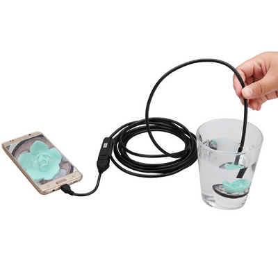 Cámara de Inspección Endoscópica USB OWSOO 7mm con 6 LED, Cable de 5M Impermeable para Android OTG - Image 4