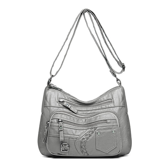 Bolso Bandolera de Gran Capacidad con Diseño Asimétrico Premium - Image 8