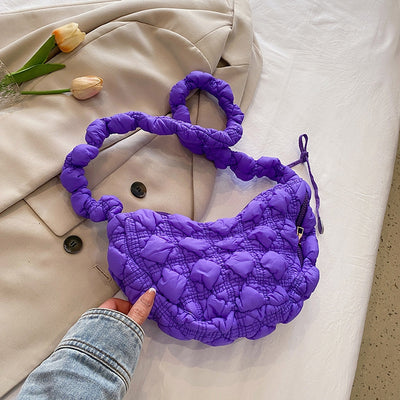 Bolso Bandolera Plisado Cloud - Versátil y Elegante para Todos tus Estilos - Image 5