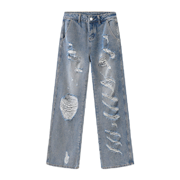 Jeans Anchos Rotos para Mujer - Image 5