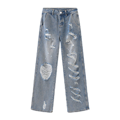 Jeans Anchos Rotos para Mujer - Image 5