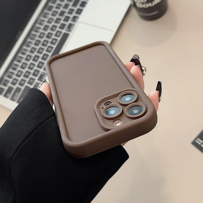 Funda Silicona Integral de Color Sólido para Teléfono - Image 13
